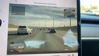 Wrong-way driver video CREDIT Brian Ahuja