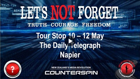 Tour Stop 10 : The Daily Telegraph - Napier - 12 May 2022