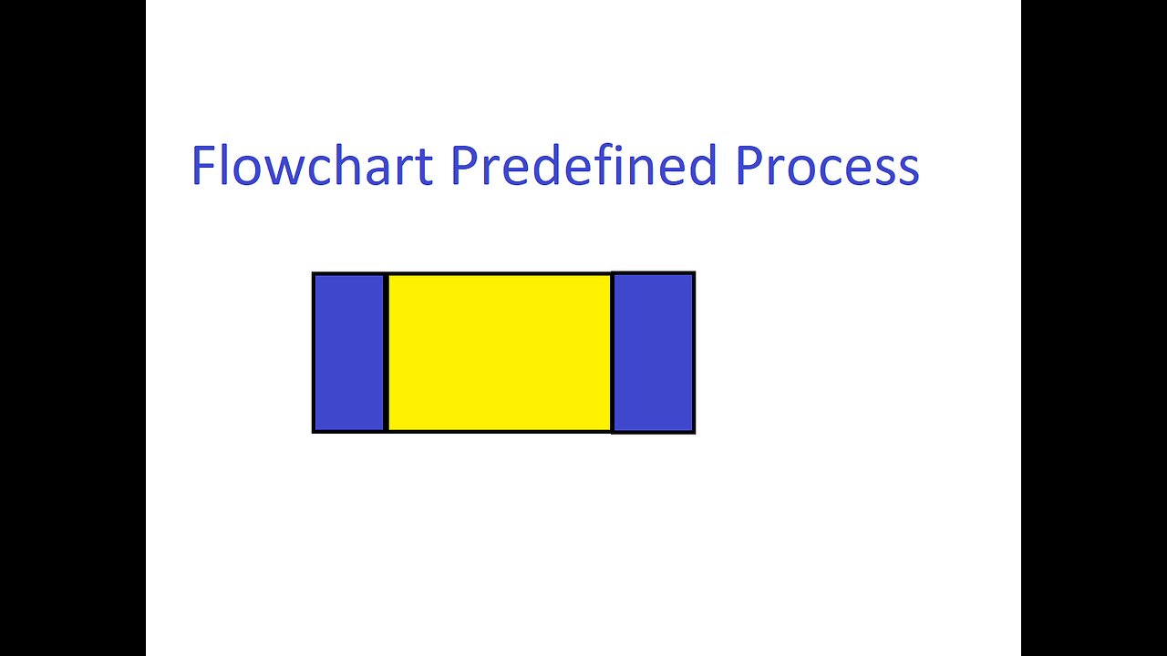 Flowchart Predefined Process 8299