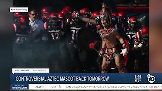 Controversial Aztec mascot returning at SDSU game