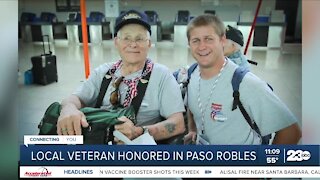 Local Veteran is honored in Paso Robles