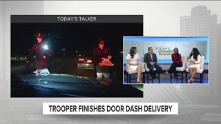 Today's Talker: State Trooper delivers Doordash order after pulling over driver