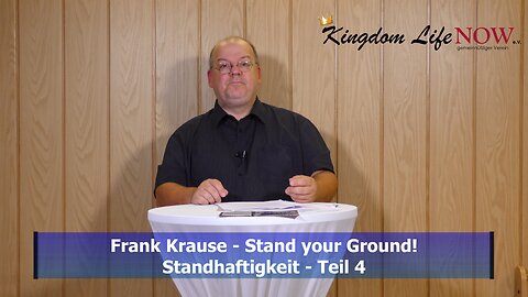 Frank Kause: Stand your Ground! - Teil 4 (Sept. 2020)