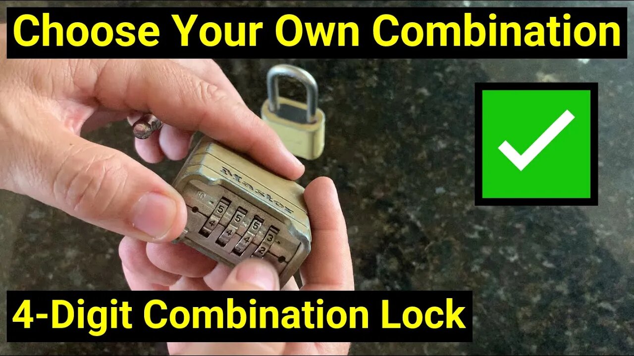 Master Lock Lock Reset Combination