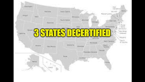 06/21/2022 – 3 States Decertified! Prayers changes things!!