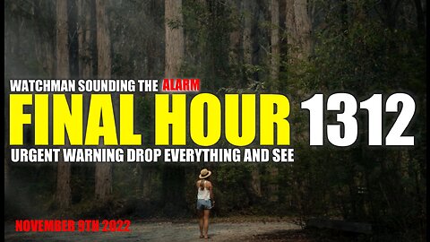 FINAL HOUR 1312 - URGENT WARNING DROP EVERYTHING AND SEE - WATCHMAN SOUNDING THE ALARM