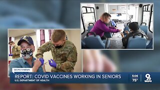 COVID vaccine working in seniors