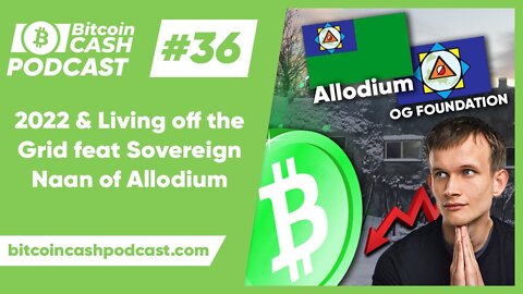 The Bitcoin Cash Podcast #36 - 2022 & Living off the Grid feat. Sovereign Naan of Allodium
