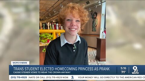 Trans Mariemont teen elected homecoming princess as prank vows to wear crown anyway