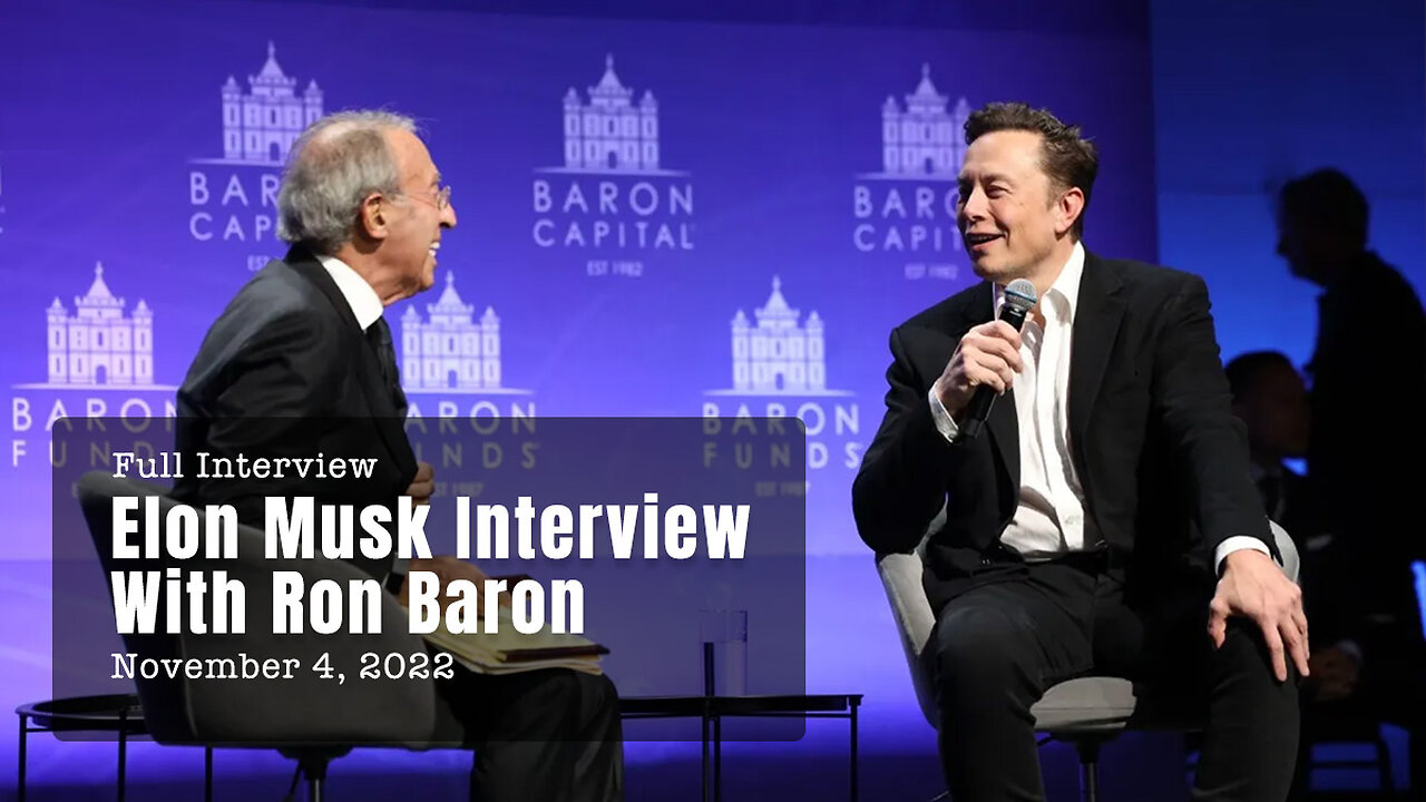 Elon Musk Interview With Ron Baron (Full Interview)