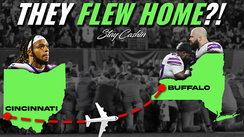 WHY Did The Buffalo Bills FLY HOME After The Damar Hamlin Injury?!