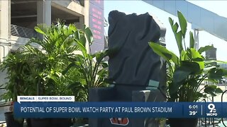 Hamilton County discusses Super Bowl watch party at Paul Brown Stadium
