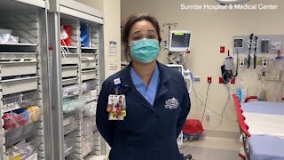 Vegas hospital workers discuss COVID surge | Angela Angeles