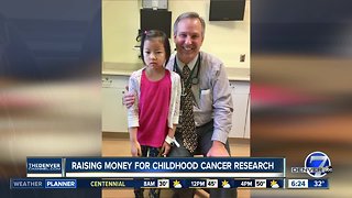 Raising money for childhood cancer research