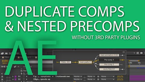 AE: Duplicate composition with it’s precomps