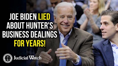Joe Lied about Hunter's Business Dealings for YEARS!
