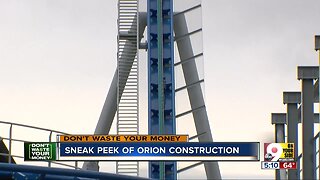 Kings Island gives a sneak peak of Orion construction