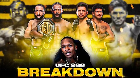 Israel Adesanya's Fight Breakdown & Picks | UFC 288: Sterling vs Cejudo