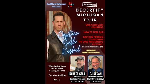 DeCertify Michigan Tour with Capt Seth Keshel
