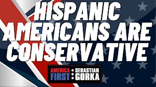 Hispanic Americans are conservative. Barbara George with Sebastian Gorka on AMERICA First