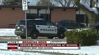 Update on officer-involved shooting at Oshkosh West High School