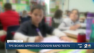 TPS board approved COVID-19 rapid tests