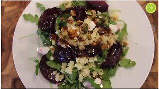 Tasty roasted beet salad recipe