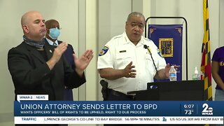 Union attorney sends letter to BPD