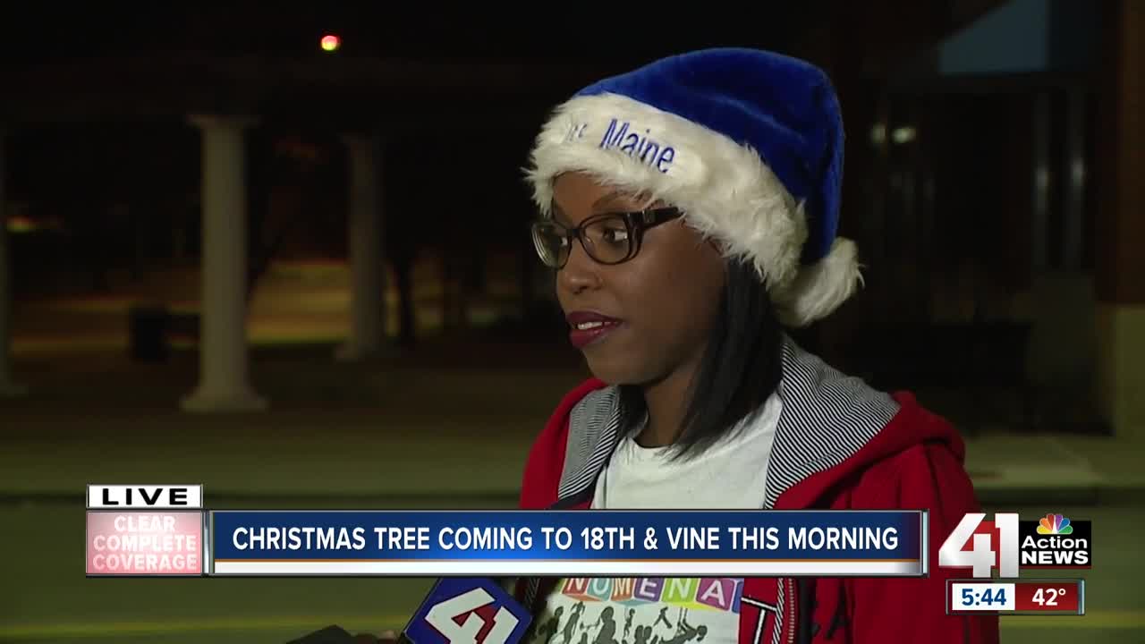 Christmas tree coming to 18th and Vine District