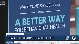 New anti-overdose health order