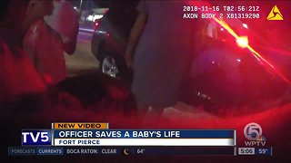 Bodycam video shows moments Fort Pierce officer save choking child