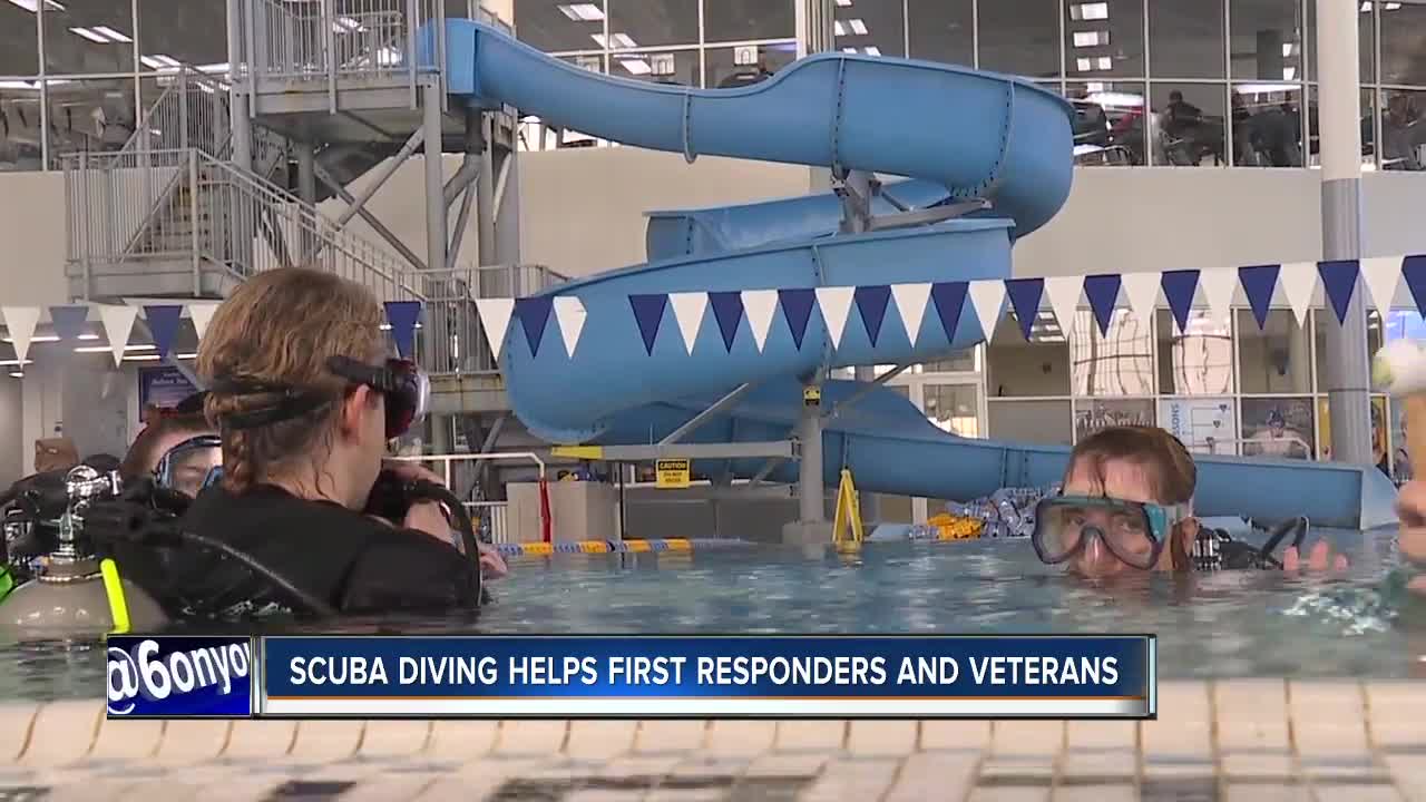 Scuba Diving helps first responders and veterans