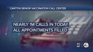 Canton senior citizen vaccination clinic call center receives nearly 1 million calls