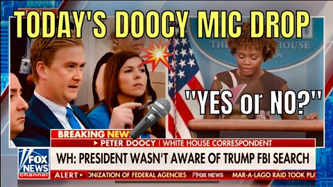 DOOCY MIC DROP🤜🎤on Karine Jean-Pierre: “Is this White House weaponizing the FBI?” 💥