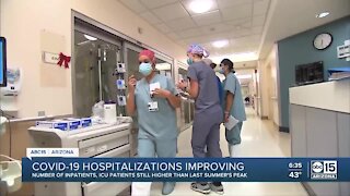 Some COVID-19 hospital metrics improving in Arizona