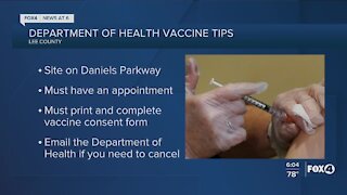 Vaccination tips
