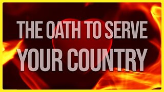 (Reese Report) THE OATH TO SERVE YOUR COUNTRY.