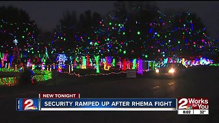 Rhema increases security after fight
