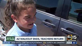 Teachers return to class after Arizona walkout