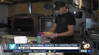 Business is booming thanks to constuction