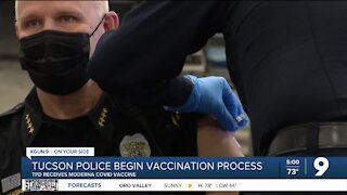 Tucson Police Department begins COVID vaccinations
