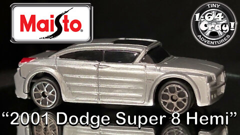 “2001 Dodge Super 8 Hemi”- in Silver- Model by Maisto