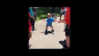 When a toddler’s moves will win any dance-off