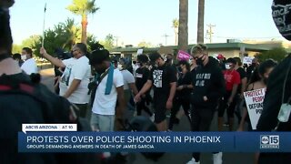 Protests over police shooting in Phoenix