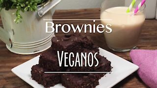 Vegan Brownies with Double Chocolate