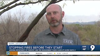 Wildfire prevention efforts underway along Santa Cruz River