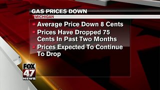 Gas prices drop once again
