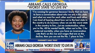 Stacey Abrams: Georgia Is The Worst State In The Country To Live