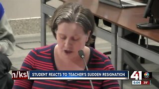 Student reacts to Shawnee Mission teacher's sudden resignation