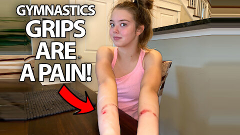 Gymnastics Grips are a Pain! | Whitney Bjerken